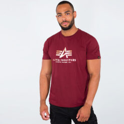 Ανδρικά T-shirts  Alpha Industries Basic T-Shirt Foil Print (9000088403_42042)