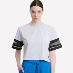 Γυναικείες Μπλούζες Κοντό Μανίκι  BodyTalk Trainforw Loose Cropped Tshirt Ss 60%Co (9000073183_9962)