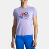 Γυναικείες Μπλούζες Κοντό Μανίκι  Brooks Distance Graphic Short Sleeve Γυναικείο Running T-shirt (9000103756_59177)