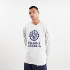 Ανδρικά T-shirts  Franklin & Marshall Logo Aνδρική Μακρυμάνικη Μπλούζα (9000088012_52294)
