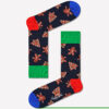 Ανδρικές Κάλτσες  Happy Socks 1-Pack Gingerbread Cookies Unisex Κάλτσες Κουτί Δώρου (9000092009_2074)