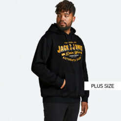 Ανδρικά Hoodies  Jack & Jones Logo Plus Size Ανδρική Μπλούζα με Κουκούλα (9000100024_1469)