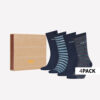 Ανδρικές Κάλτσες  Levis Giftbox Regular Cut Stripe Unisex Κάλτσες- 4 Pack (9000092573_52433)