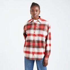 Γυναικεία Πουκάμισα  Levis Remi Utility Shirt Rosie Plaid Chicory (9000087165_20432)