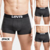 Ανδρικά Εσώρουχα  Levis Solid Basic Boxer 2-Pack Ανδρικό Μπόξερ (9000100308_19602)