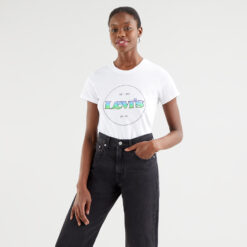 Γυναικείες Μπλούζες Κοντό Μανίκι  Levis The Perfect Tee Circle Logo Γυναικείο T-Shirt (9000072226_26106)