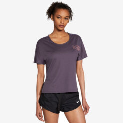 Γυναικείες Μπλούζες Κοντό Μανίκι  Nike Icon Clash City Sleek Γυναικεία Μπλούζα για Τρέξιμο (9000069727_50578)