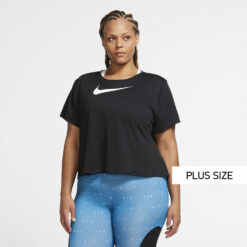 Γυναικείες Μπλούζες Κοντό Μανίκι  Nike Swoosh Short-Sleeve Plus Size Γυναικεία Μπλούζα για Τρέξιμο (9000055527_46353)