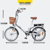 Ηλεκτρικά Ποδήλατα  Nilox Doc E-bike J1 Ηλεκτρικό ποδήλατο (9000062902_1539)