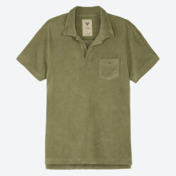 Ανδρικά Polo  OAS Solid Khaki Ανδρικό Polo T-shirt (9000079955_3565)
