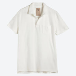 Ανδρικά Polo  OAS Solid White Ανδρικό Polo T-shirt (9000079953_1539)