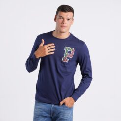 Ανδρικά T-shirts  Polo Ralph Lauren Lscncmslm2-Long Sleeve-T-Shirt (9000089365_18719)
