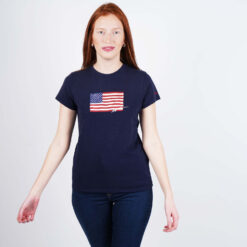 Γυναικείες Μπλούζες Κοντό Μανίκι  Polo Ralph Lauren Navy Flag Women’s T-Shirt (9000050516_42083)