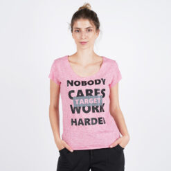 Γυναικεία Αμάνικα T-Shirts  Target Loose Top Καλτσα Φλαμα “work Harder” (9000053646_45889)