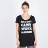 Γυναικείες Μπλούζες Κοντό Μανίκι  Target T Shirt Maκρυ Καλτσα Φλαμα “work Harder” (9000053645_001)