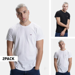 Ανδρικά T-shirts  Tommy Jeans 2-Pack Cneck Ανδρικό T-shirt (9000100165_41996)