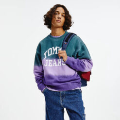 Ανδρικά Φούτερ  Tommy Jeans Colorblock Tie-Dye Crew Ανδρική Μπλούζα Φούτερ (9000100142_58378)