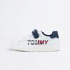 Παιδικά Sneakers  Tommy Jeans Low Cut Lace-Up/Velcro Sneaker White/B (9000090204_2879)