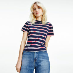 Γυναικείες Μπλούζες Κοντό Μανίκι  Tommy Jeans Regular Contrast Baby Γυναικείο T-shirt (9000074704_45076)