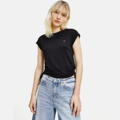 Γυναικείες Μπλούζες Κοντό Μανίκι  Tommy Jeans Regular Side Knot Γυναικείο T-Shirt (9000074690_1469)