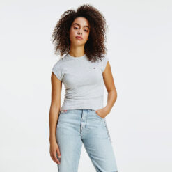 Γυναικείες Μπλούζες Κοντό Μανίκι  Tommy Jeans Regular Side Knot Γυναικείο T-Shirt (9000074692_1539)