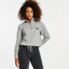 Γυναικείες Ζακέτες  Tommy Jeans Relaxed Badge Quarter Zip Γυναικεία Cropped Μπλούζα με Μακρύ Μανίκι (9000090069_22903)