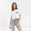 Γυναικείες Μπλούζες Κοντό Μανίκι  Tommy Jeans Super Crop Peace Smiley Γυναικείο T-shirt (9000090105_1539)