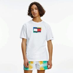 Ανδρικά T-shirts  Tommy Jeans Tjm Multicolor Flag Tee (9000088511_1539)