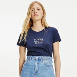 Γυναικείες Μπλούζες Κοντό Μανίκι  Tommy Jeans Tjw Skinny Essential Tommy T Ss (9000088568_45076)
