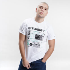 Ανδρικά T-shirts  Tommy Jeans Unitee Flag Reptile Ανδρικό T-shirt (9000100144_1539)