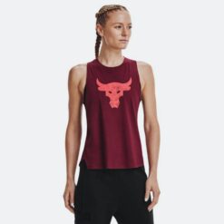 Γυναικεία Αμάνικα T-Shirts  Under Armour Project Rock Bull Γυναικεία Αμάνικη Μπλούζα (9000087493_55150)