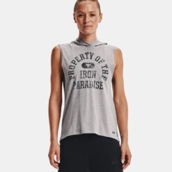Γυναικεία Αμάνικα T-Shirts  Under Armour Project Rock Graphic Γυναικεία Αμάνικη Μπλούζα με Κουκούλα (9000087496_55199)