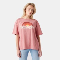 Γυναικείες Μπλούζες Κοντό Μανίκι  Wrangler Girlfriend Γυναικείο T-shirt (9000104689_3142)