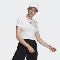 Γυναικεία Crop Top  adidas Originals Adicolor Classics Roll-Up Sleeve Crop Top Γυναικείο T-Shirt (9000068573_1539)