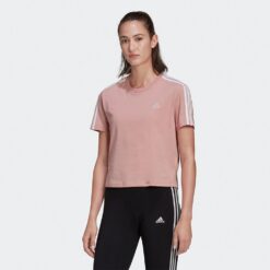 Γυναικείες Μπλούζες Κοντό Μανίκι  adidas Performance Essentials Loose 3-Stipes Γυναικείο Crop T-shirt (9000098455_57726)