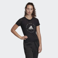 Γυναικείες Μπλούζες Κοντό Μανίκι  adidas Performance Slim Graphic Tee (9000045189_1469)